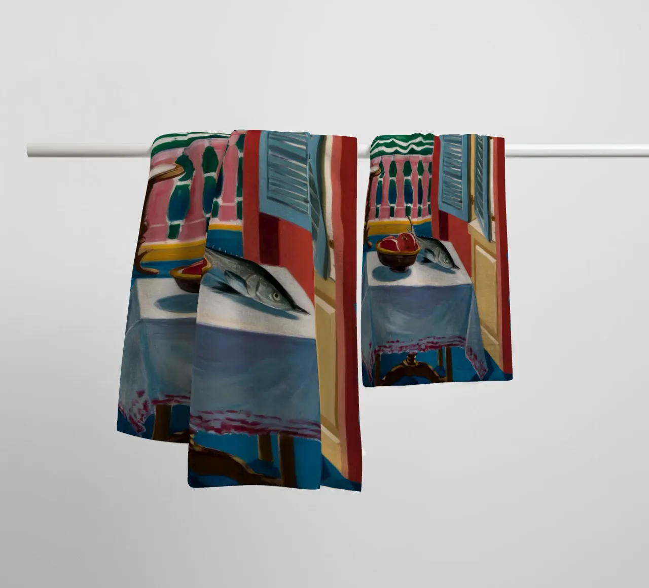 Balcon Table Vue sur la mer serviette de bain de Stone Decade