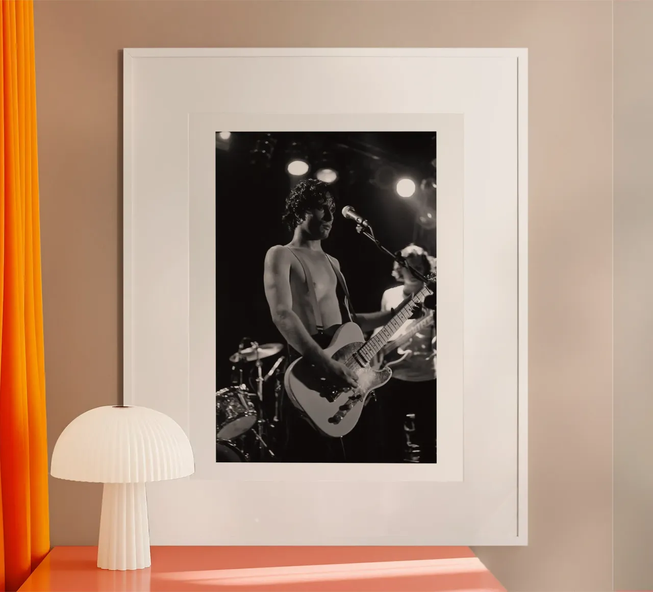 Miglior concerto musicale Jeff Buckley poster con telaio in plastica da greskulargenama