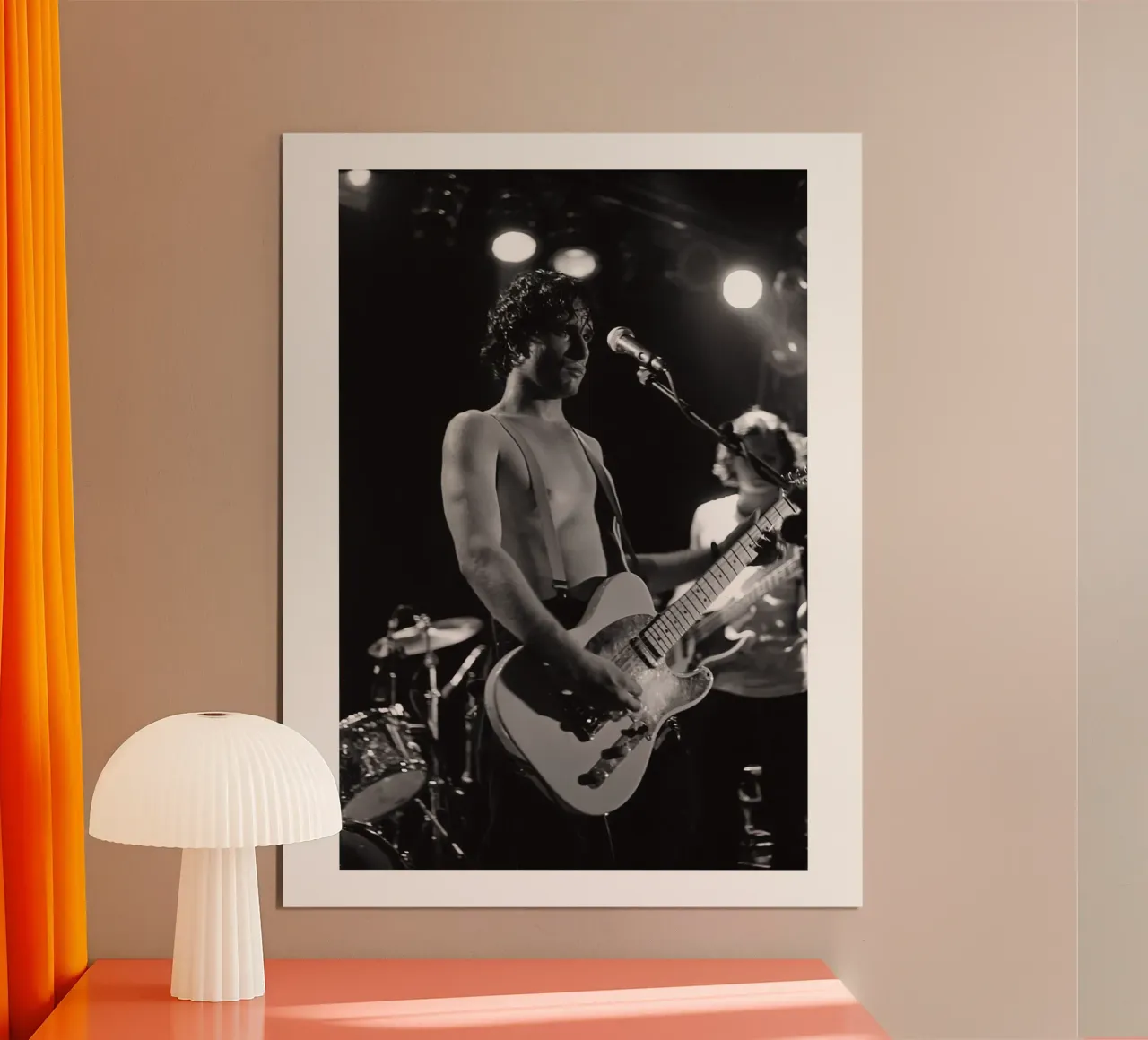 Miglior concerto musicale Jeff Buckley poster con telaio in plastica da greskulargenama
