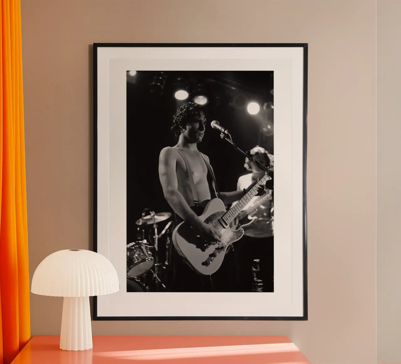 Miglior concerto musicale Jeff Buckley poster con telaio in plastica da greskulargenama