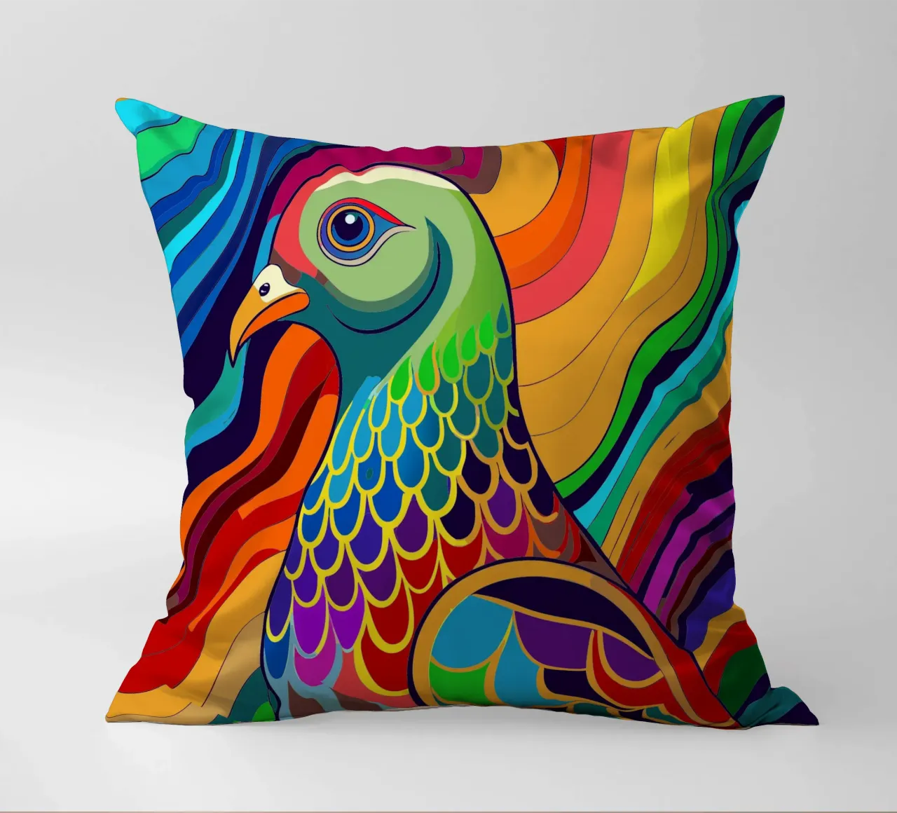 piccione vettore fullcolor cuscino da onelife