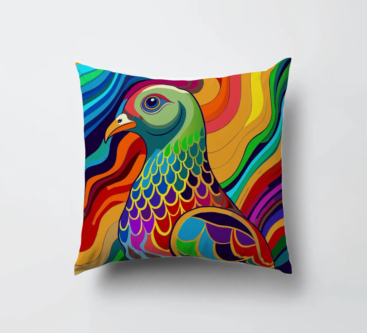 piccione vettore fullcolor cuscino da onelife