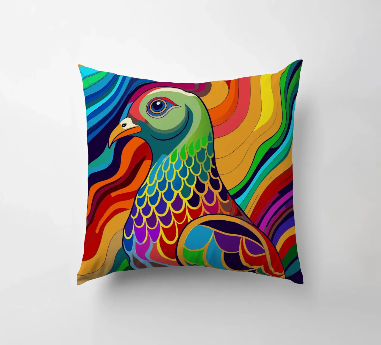 piccione vettore fullcolor cuscino da onelife