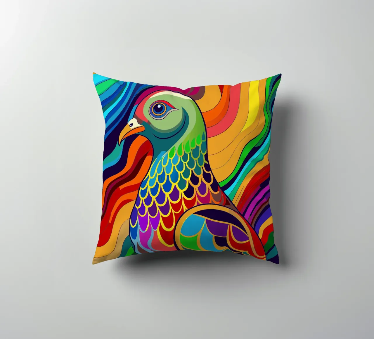 piccione vettore fullcolor cuscino da onelife