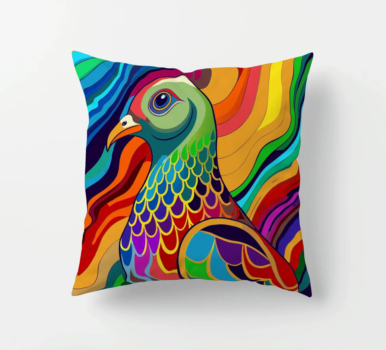 piccione vettore fullcolor cuscino da onelife