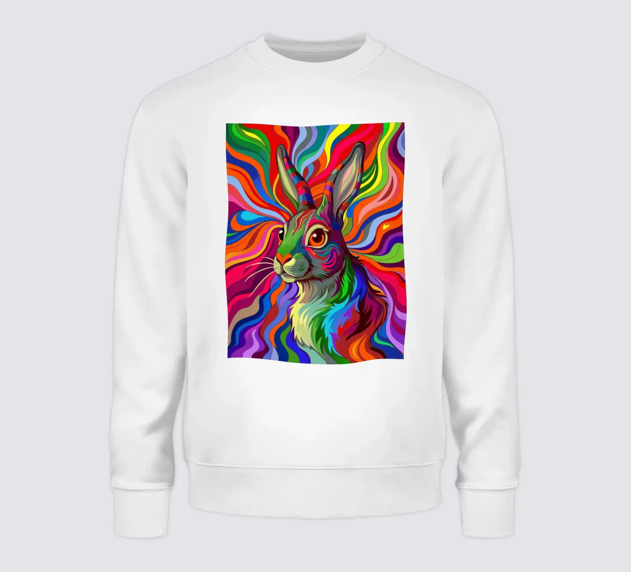 lapin vectoriel fullcolor sweat de onelife