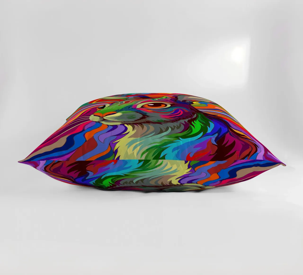 coniglio vettore fullcolor cuscino da onelife