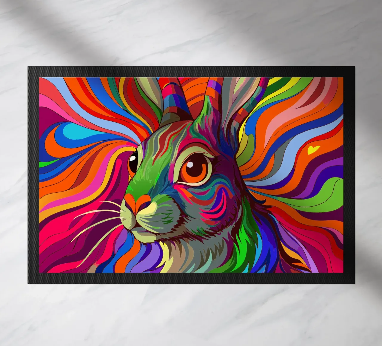 coniglio vettore fullcolor zerbino da onelife