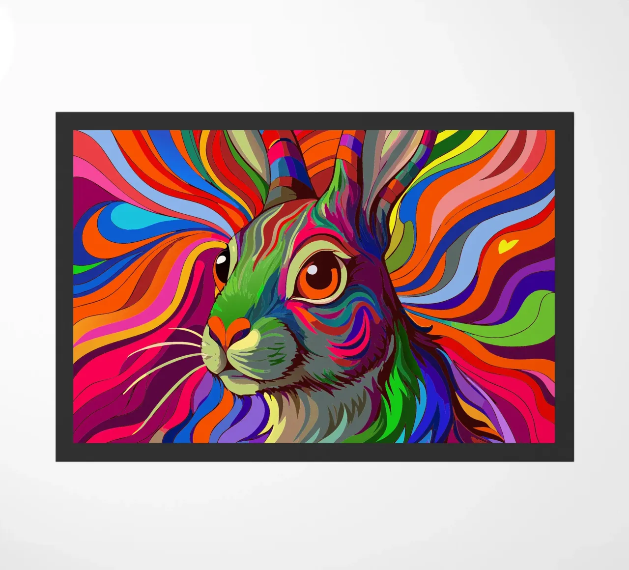 coniglio vettore fullcolor zerbino da onelife