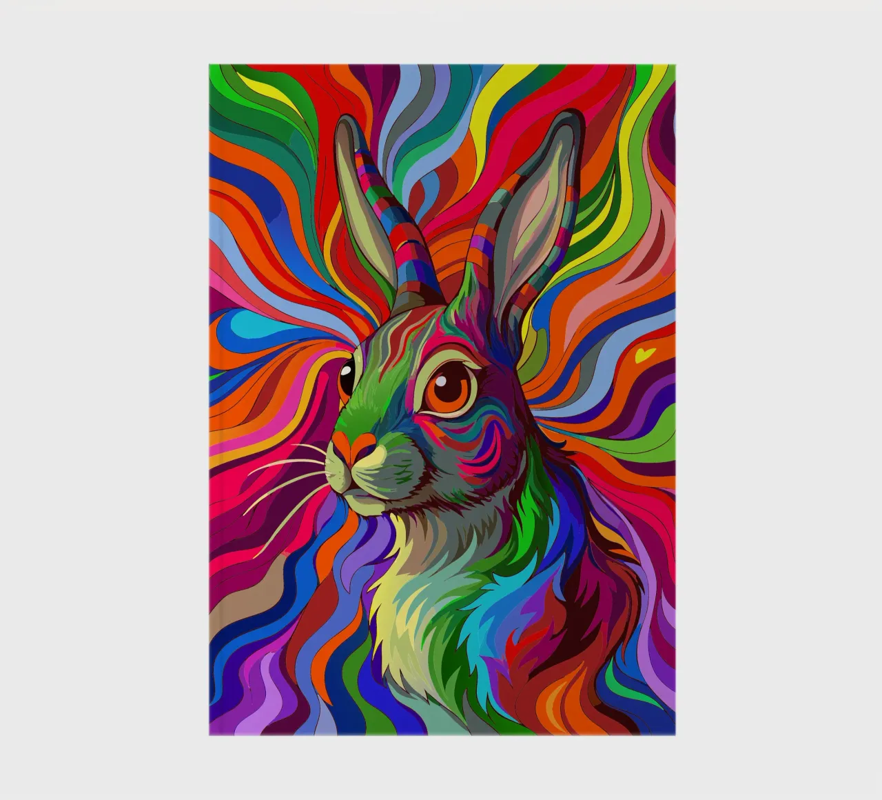 rabbit vector fullcolor notebook by onelife