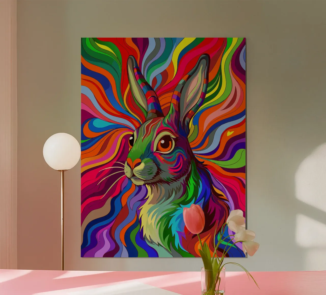 coniglio vettore fullcolor carta hahnemühle da onelife