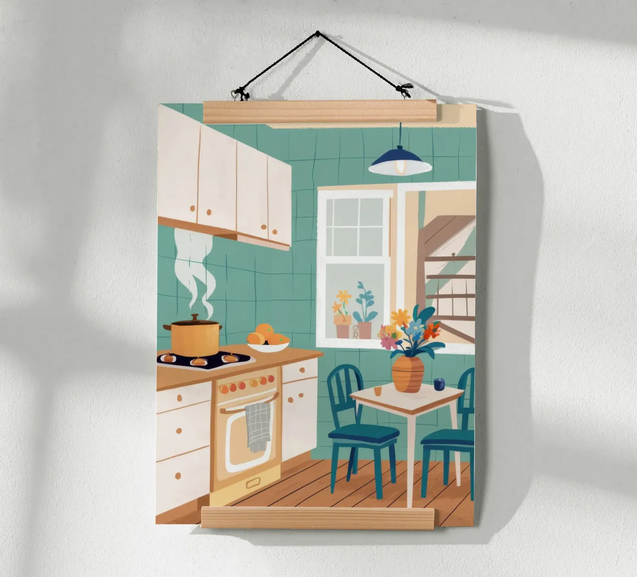 La preparazione della cucina è un momento di quiete carta hahnemühle da Marigold Tiga