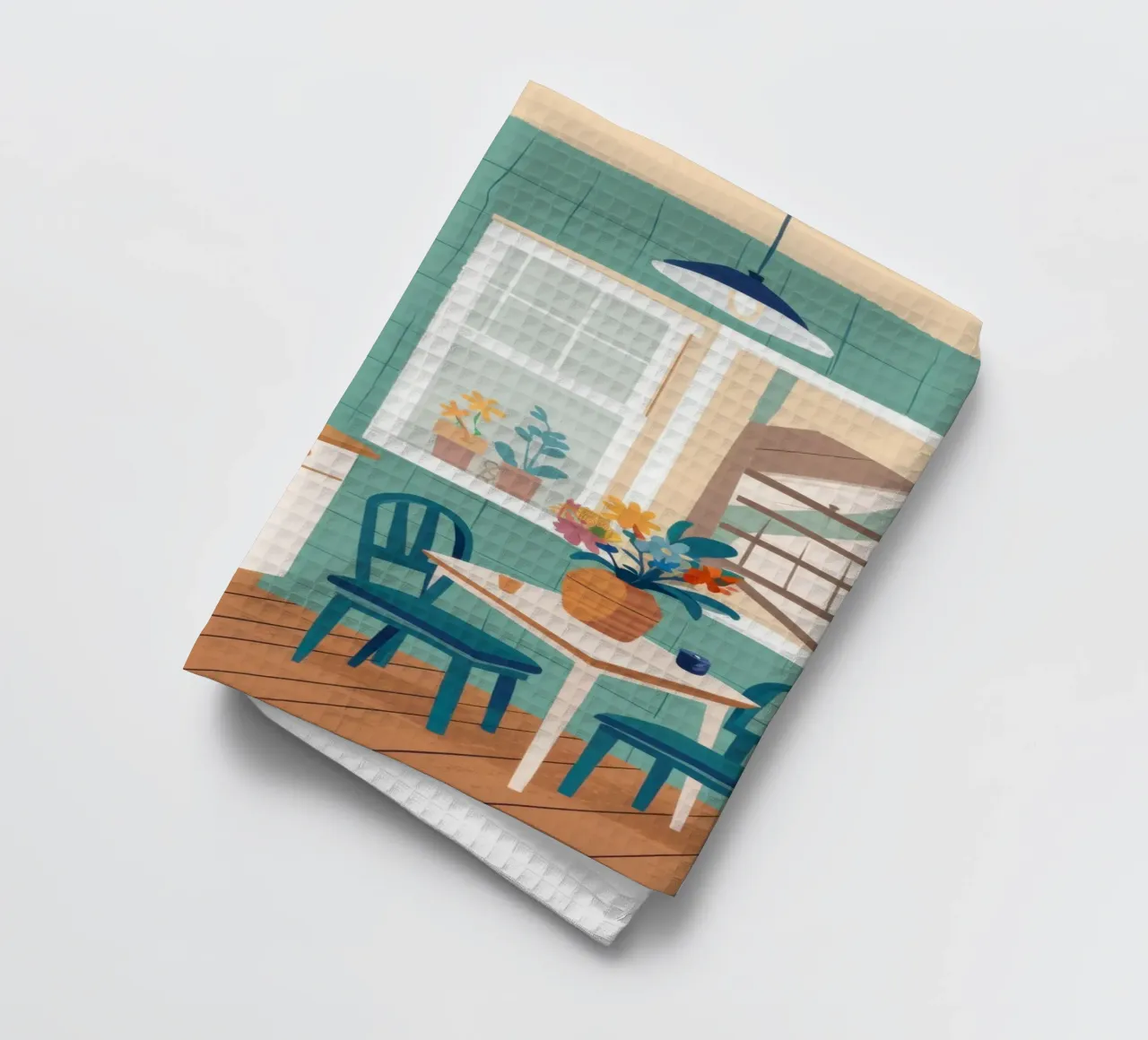 Kitchen Prep Stillness tea towel by Marigold Tiga