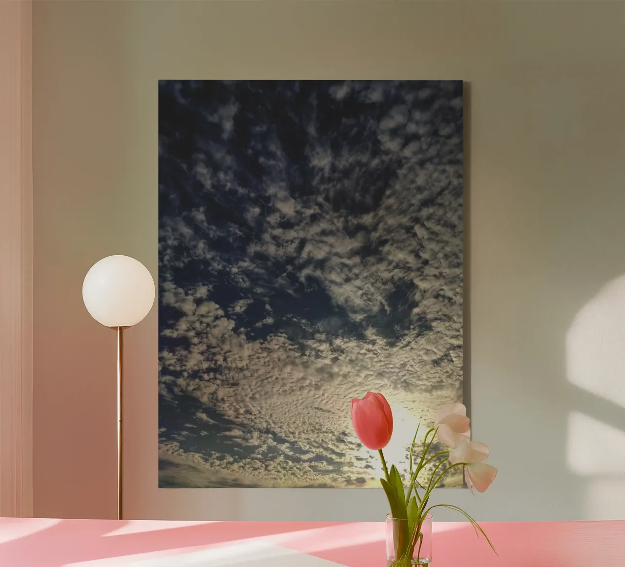 sun and clouds canvas by home of clouds