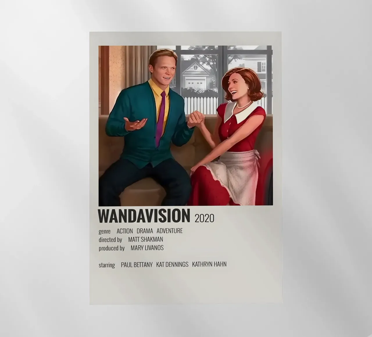 WANDAVISION 2020 pellicola backlit da MVFminimalist