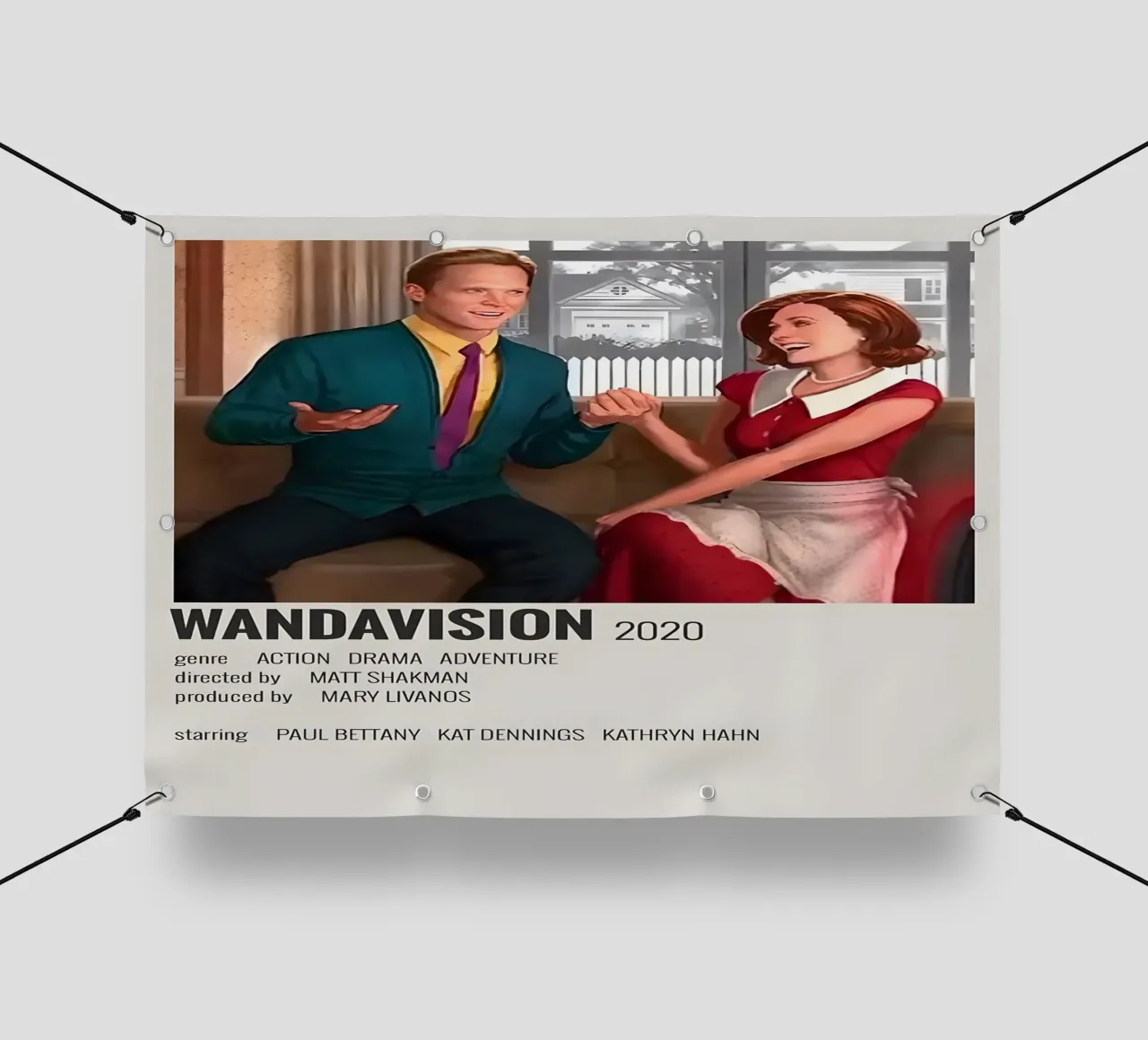 WANDAVISION 2020 telo in pvc da MVFminimalist
