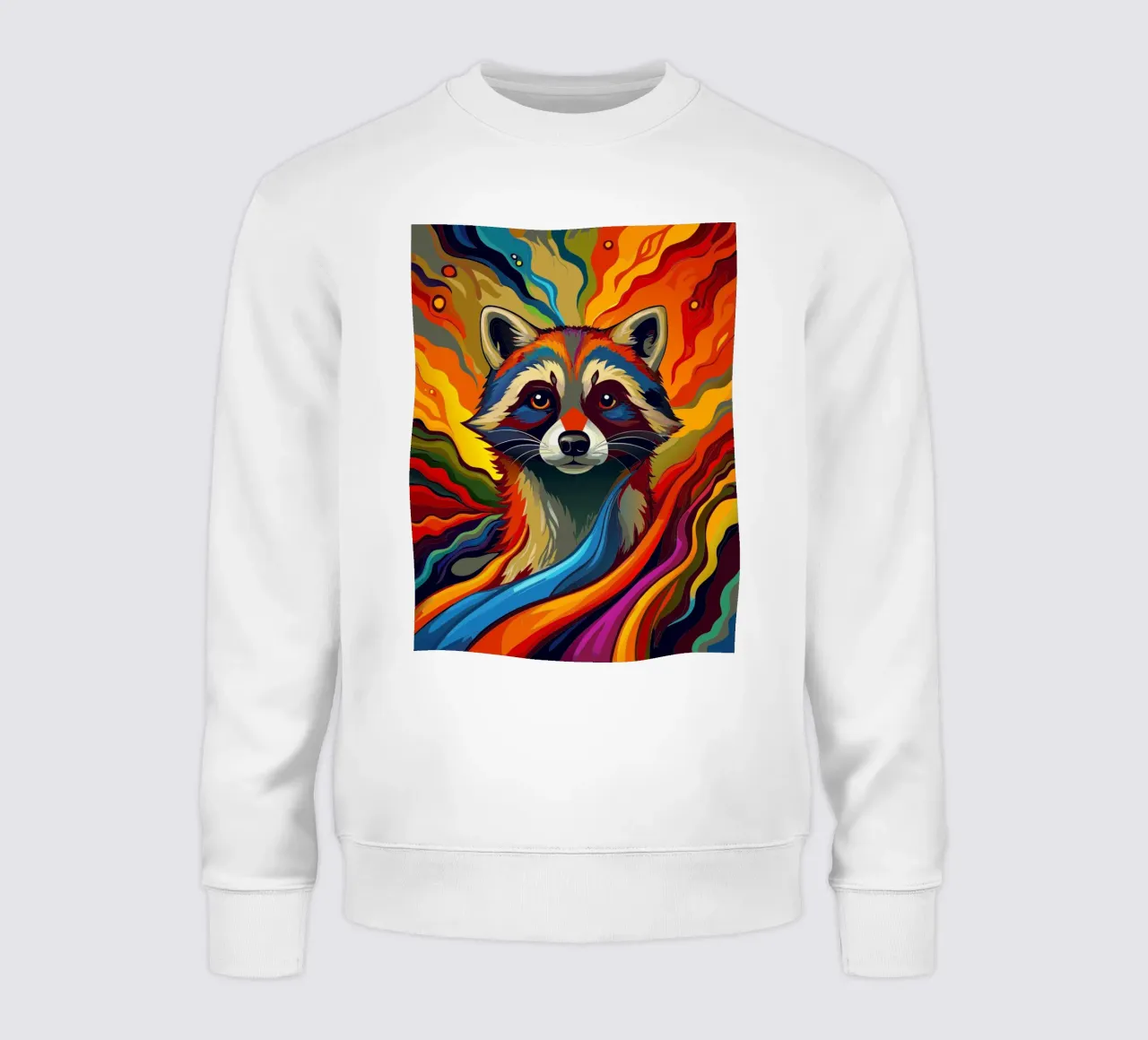 procione vettore fullcolor felpa da onelife