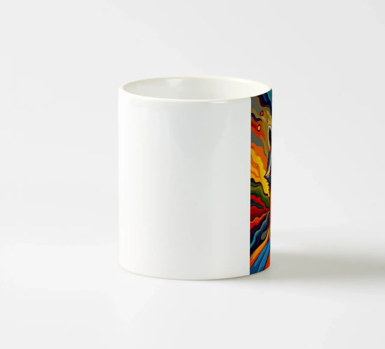 procione vettore fullcolor tazza in ceramica da onelife