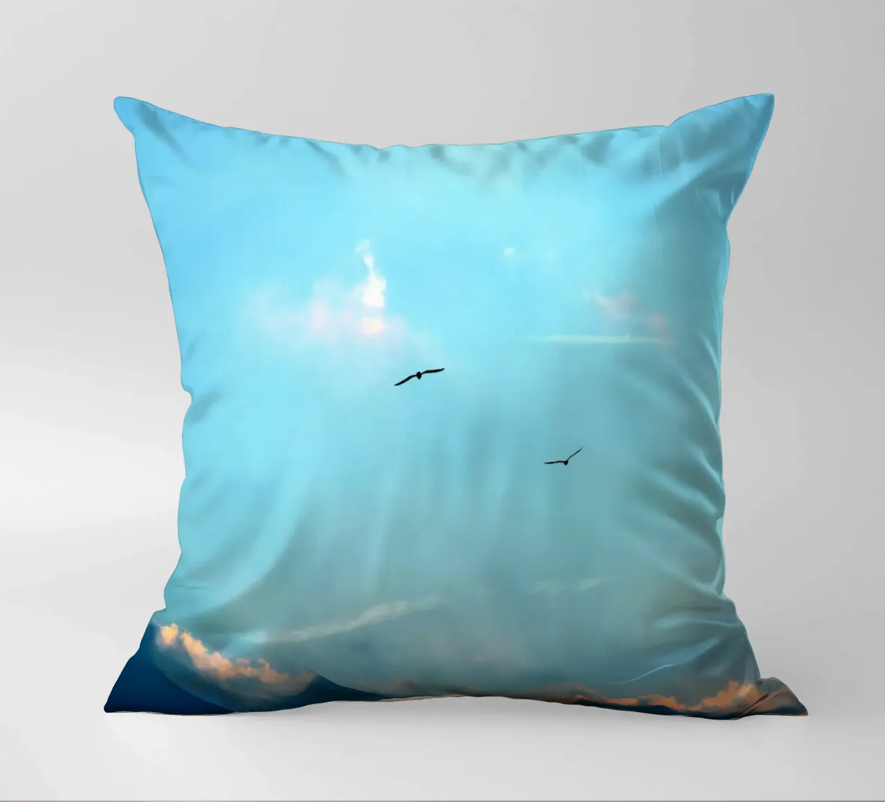 nature in open space decorative cushion by home of clouds
