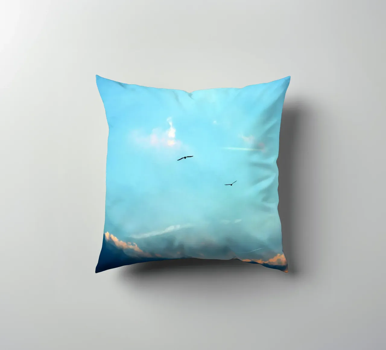 nature in open space decorative cushion by home of clouds