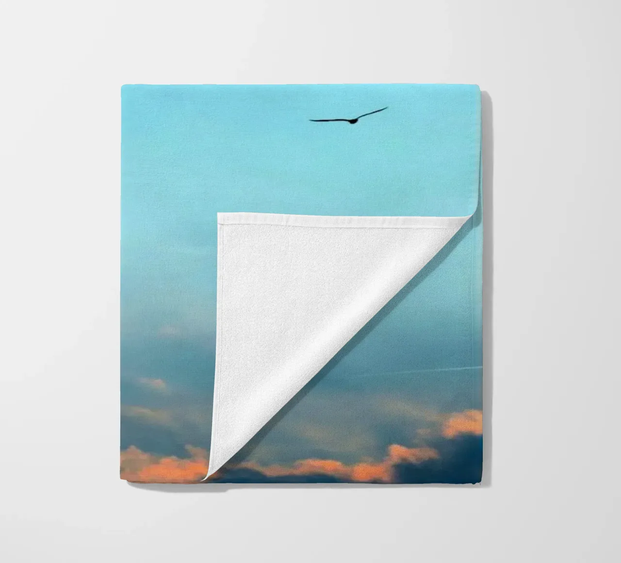 nature in open space beach towel by home of clouds