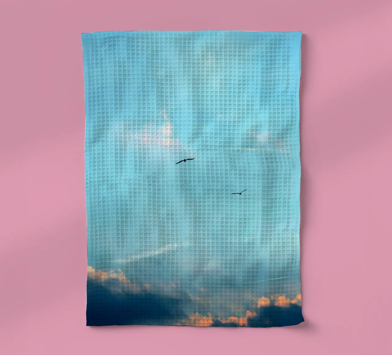 nature in open space tea towel by home of clouds