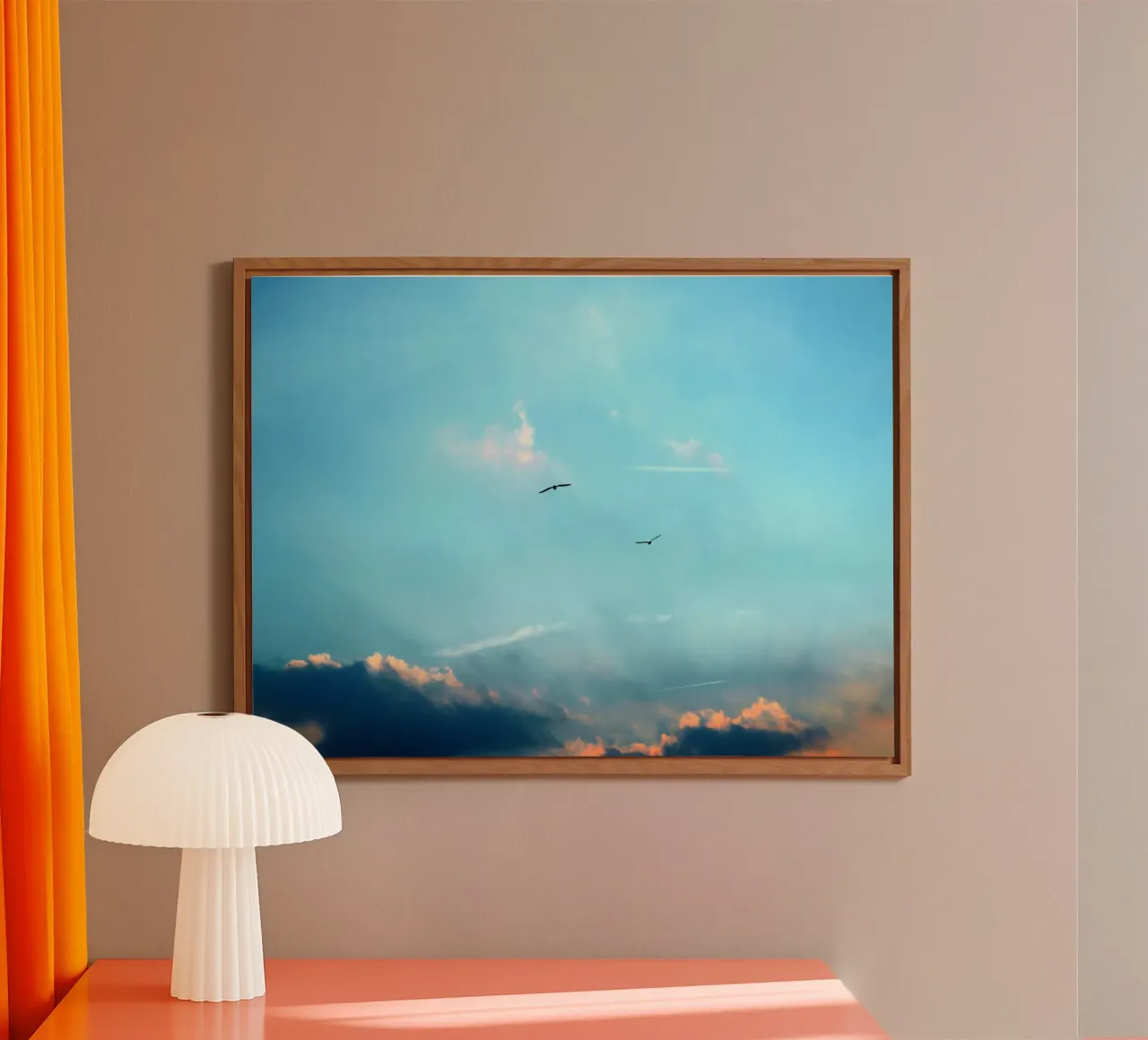 nature in open space alu-dibond by home of clouds