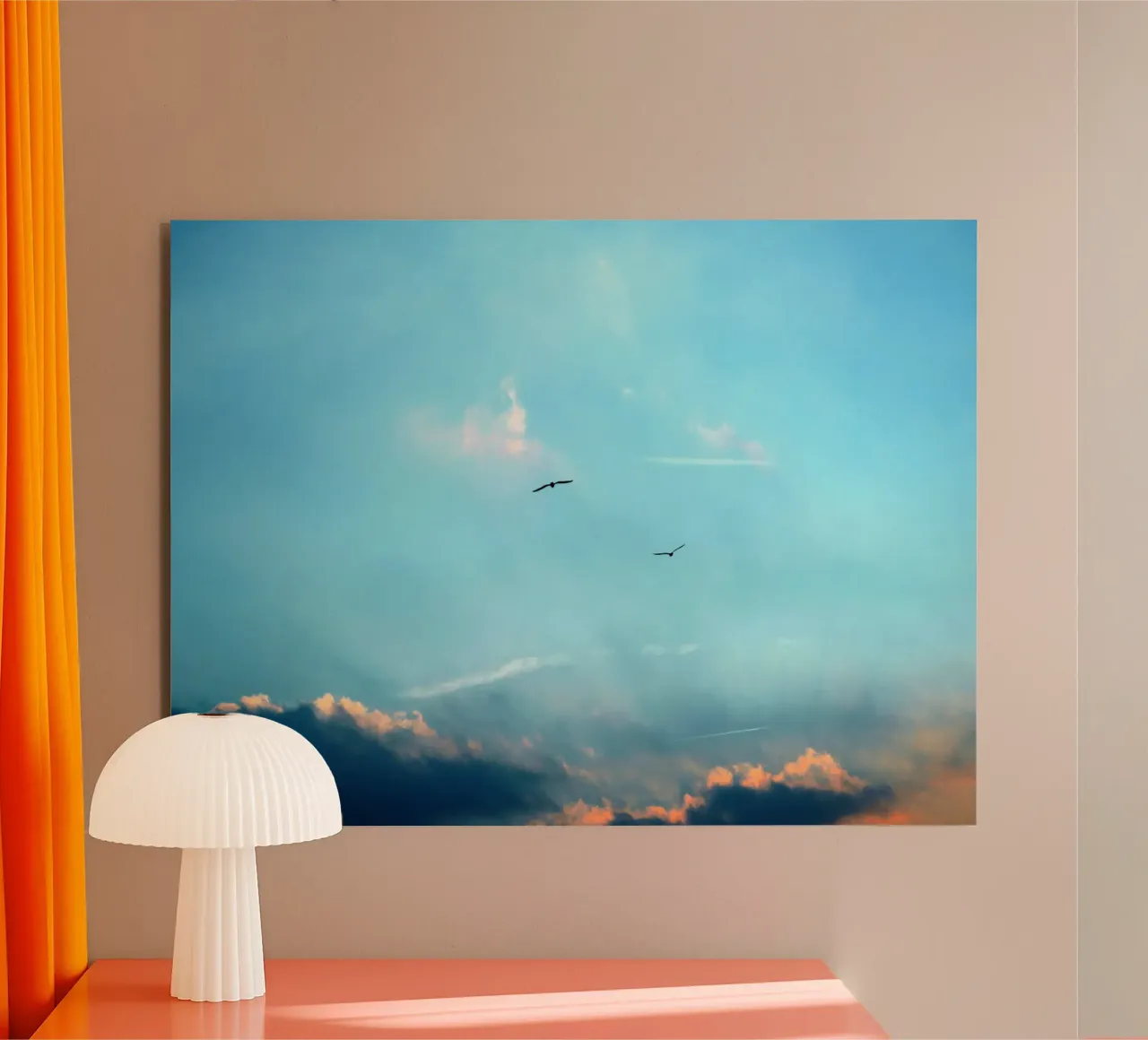 nature in open space alu-dibond by home of clouds