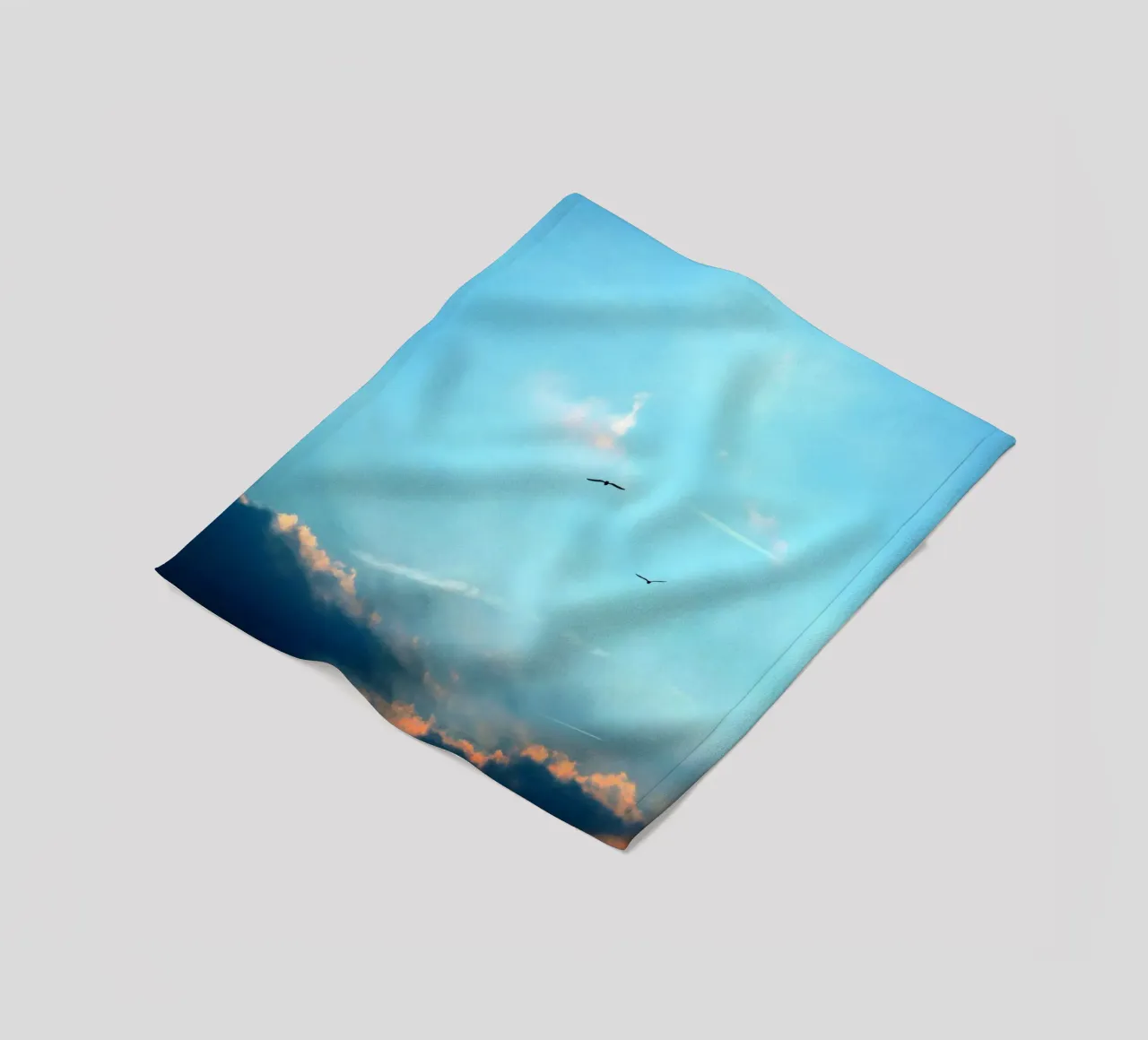 nature in open space fleece blanket by home of clouds