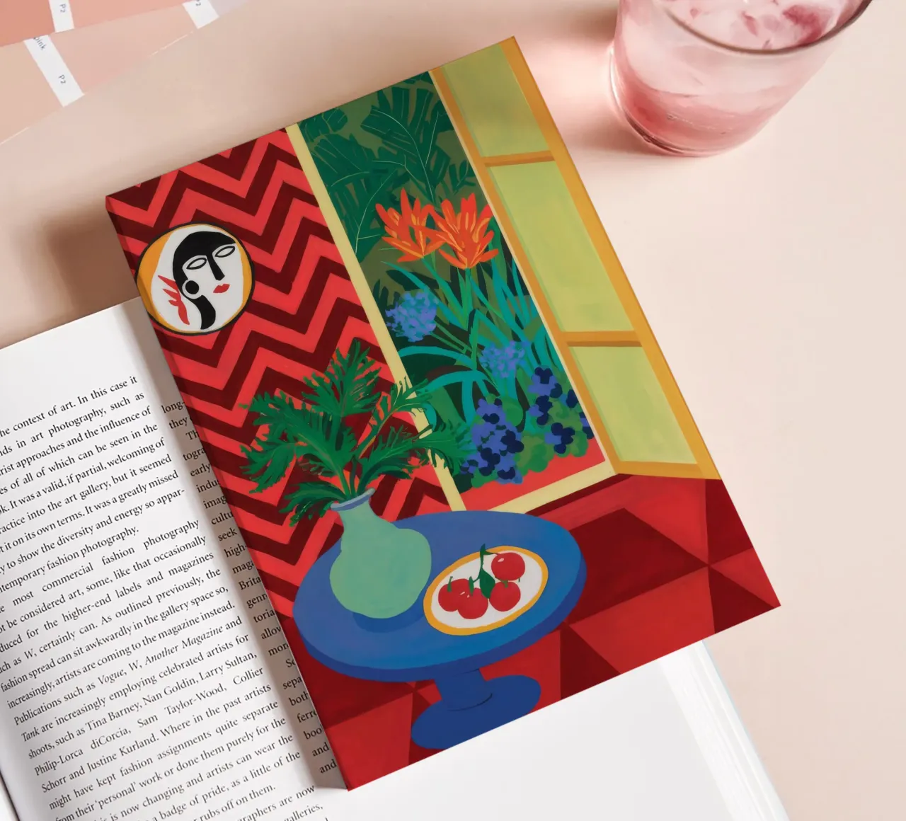 Red Heart Window notebook by Stone Decade