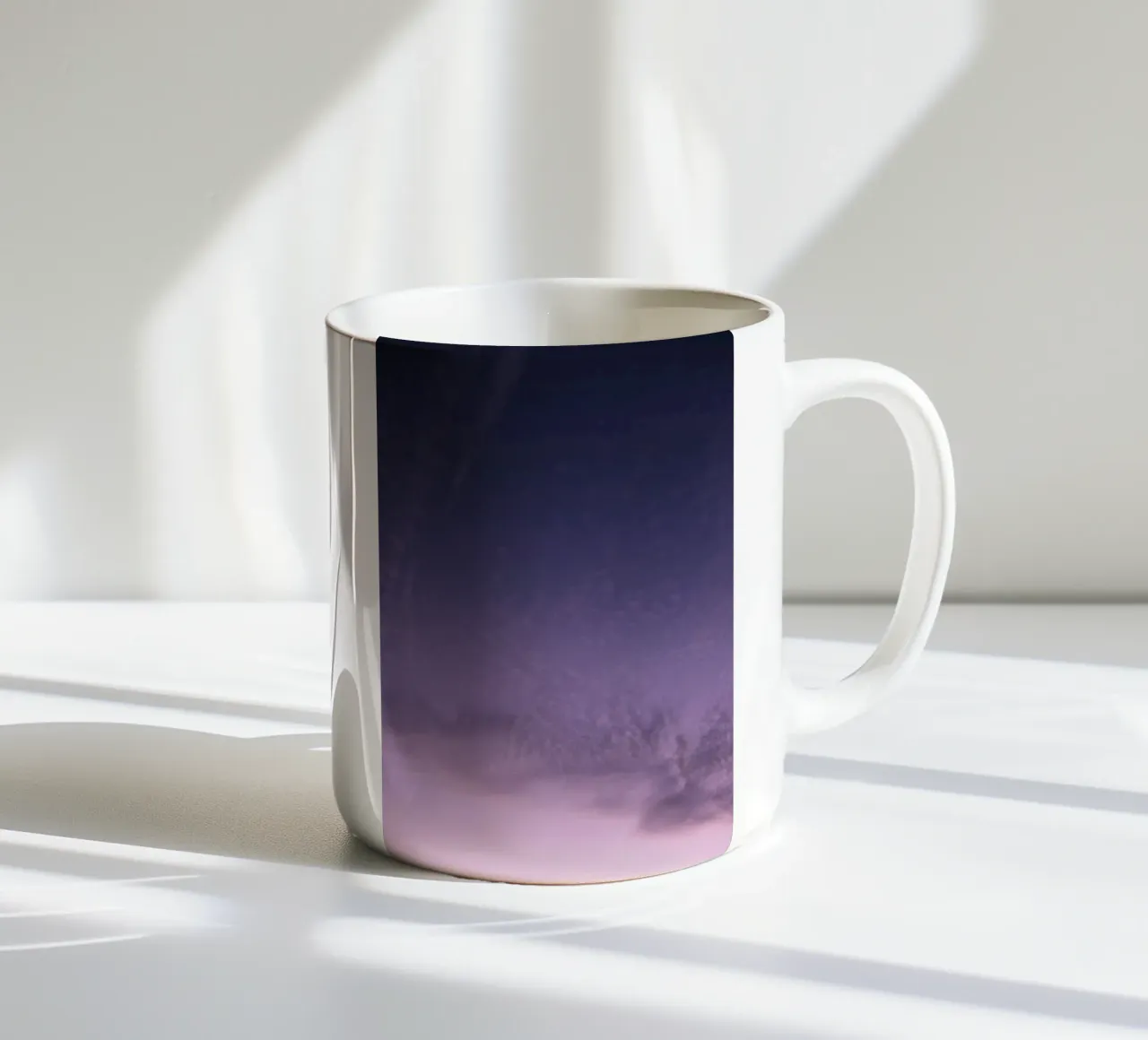 softness twilight ceramic mug by home of clouds