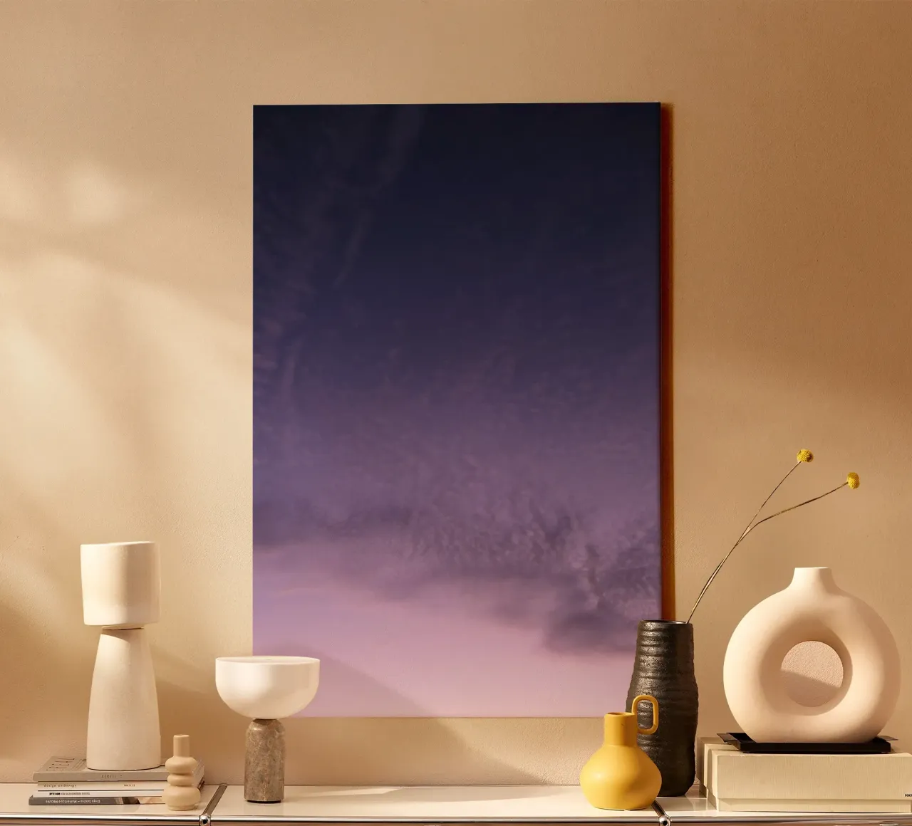 morbidezza crepuscolare tela con Cornice a cassetta da home of clouds