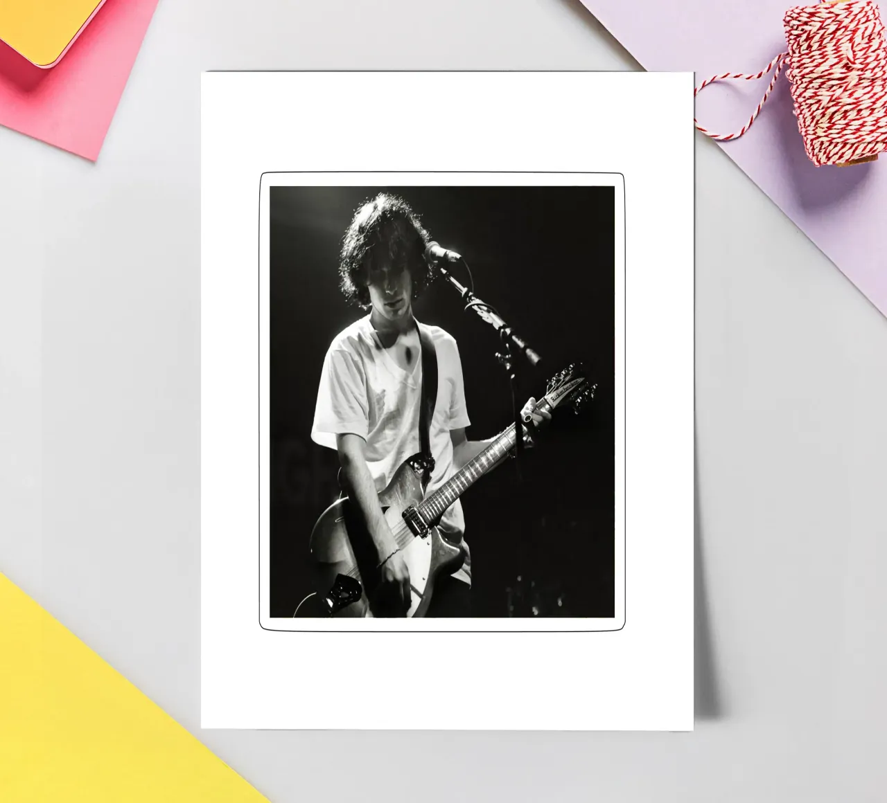 Concert Guitaris Jeff Buckley sticker sheet by greskulargenama