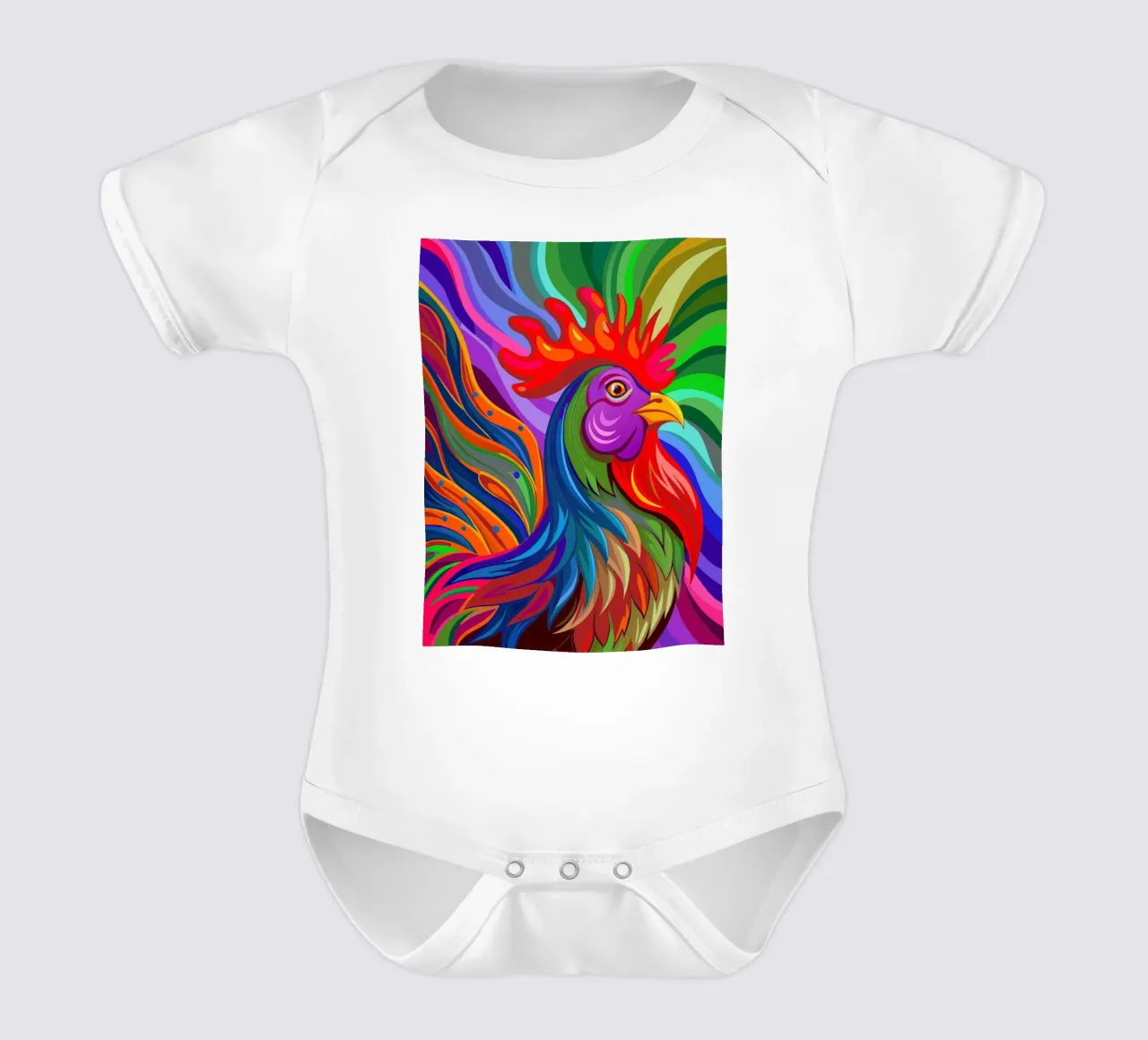 gallo vector fullcolor body de bebé de onelife