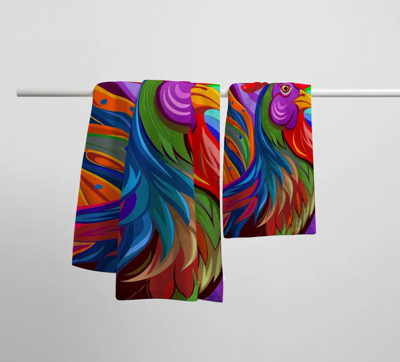 haan vector fullcolor badhanddoek van onelife