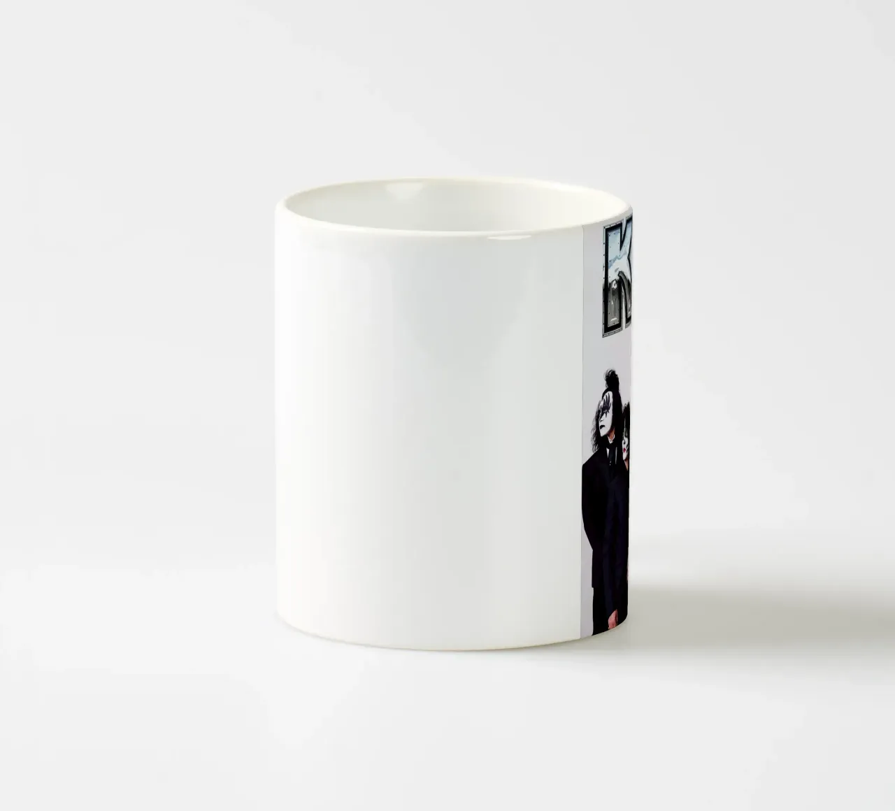 kiss band art ceramic mug by vanhesling