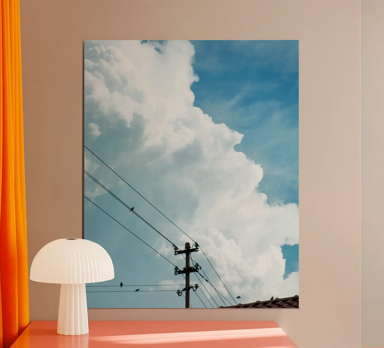 telephone wires and the clouds hahnemühle by home of clouds