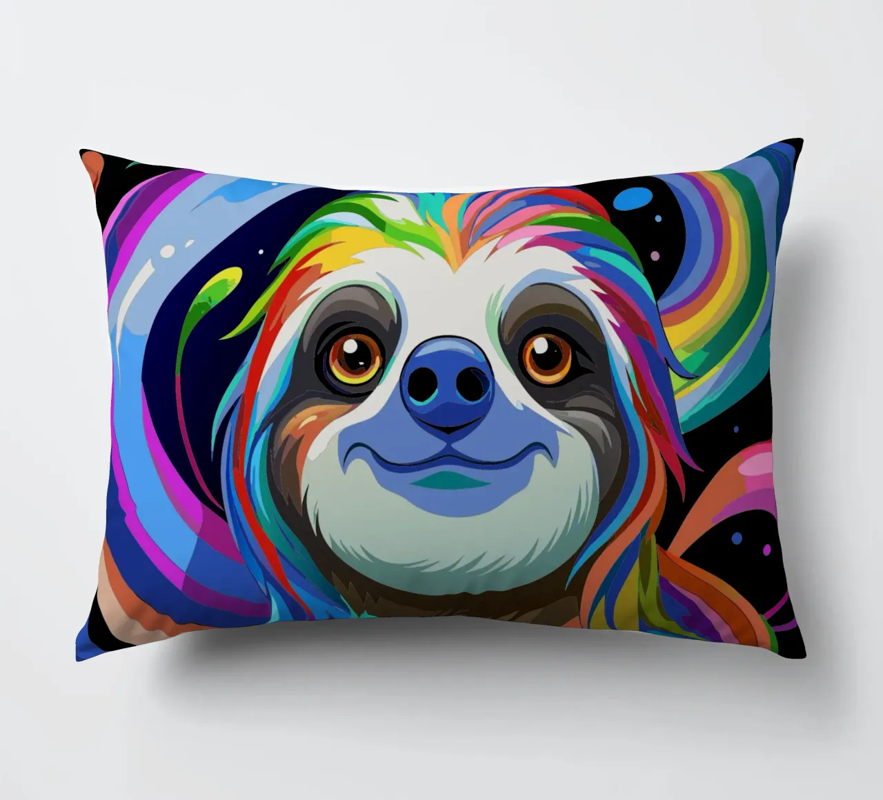 bradipo vettore fullcolor cuscino da onelife