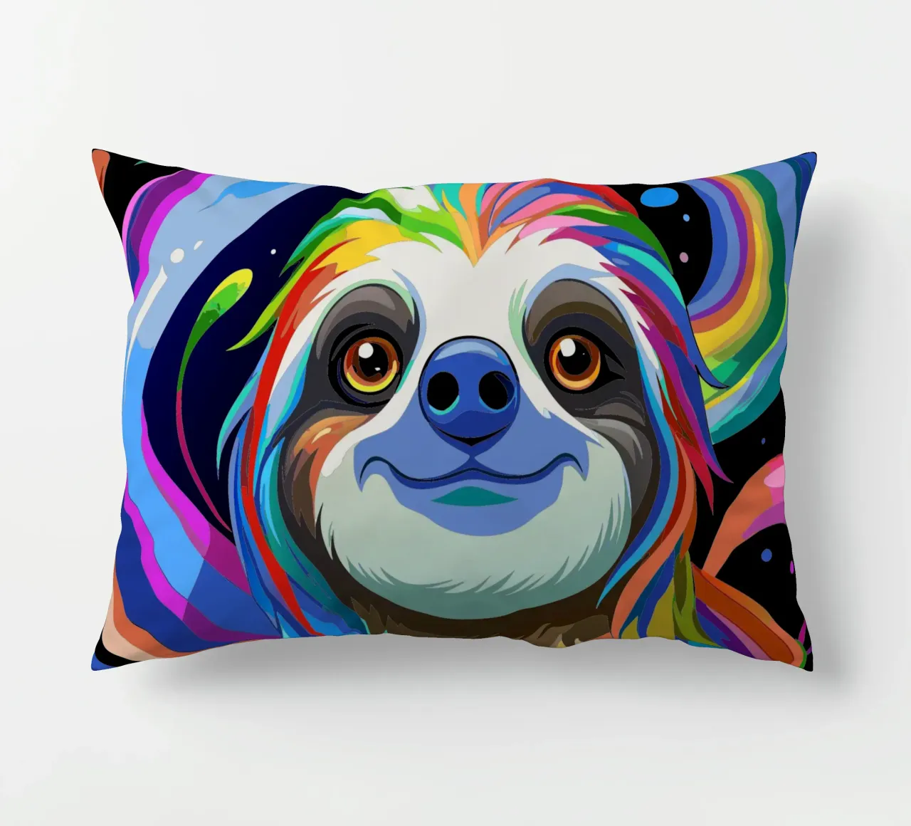 bradipo vettore fullcolor cuscino da onelife