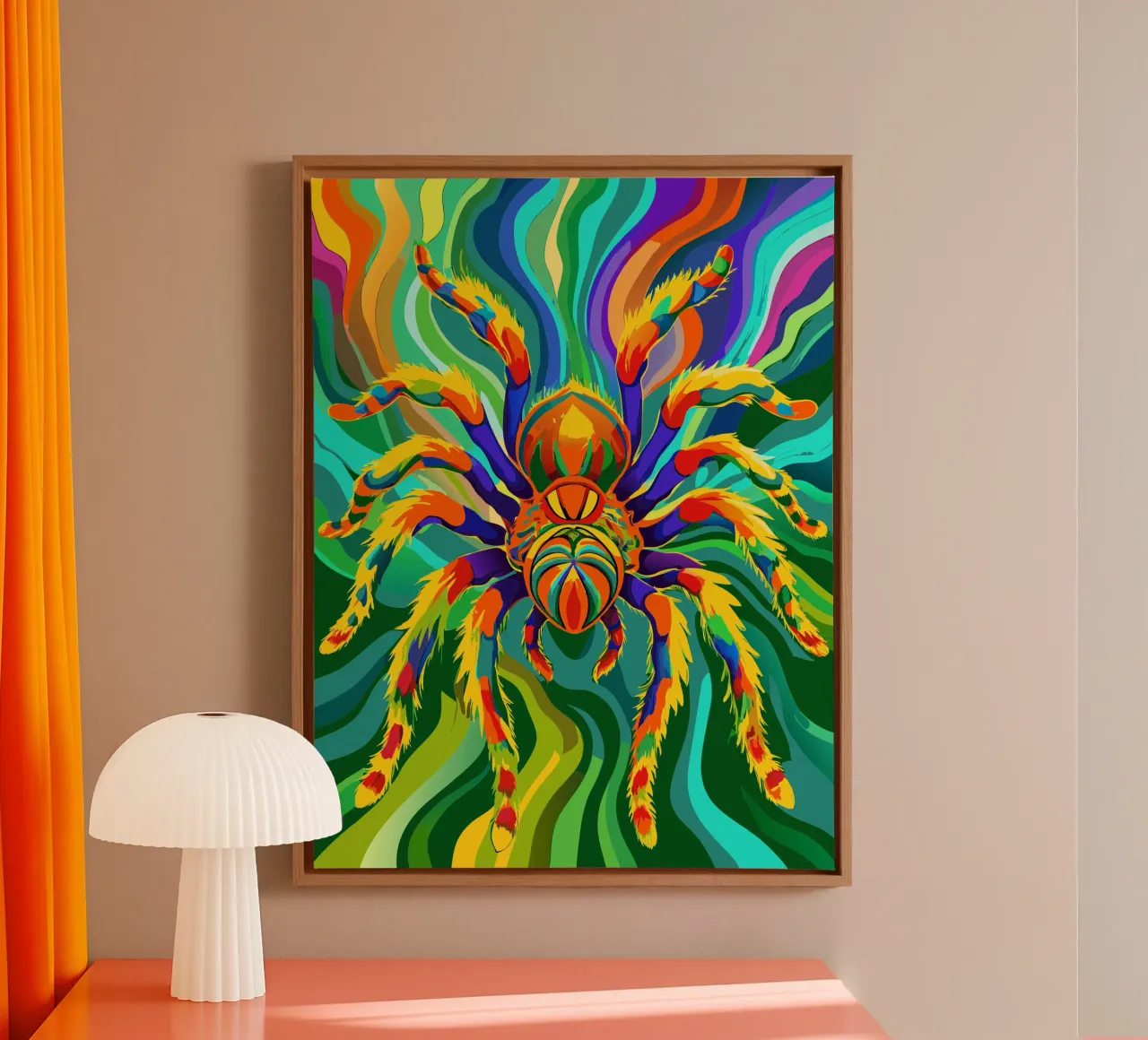 tarantula vector fullcolor canvas by onelife