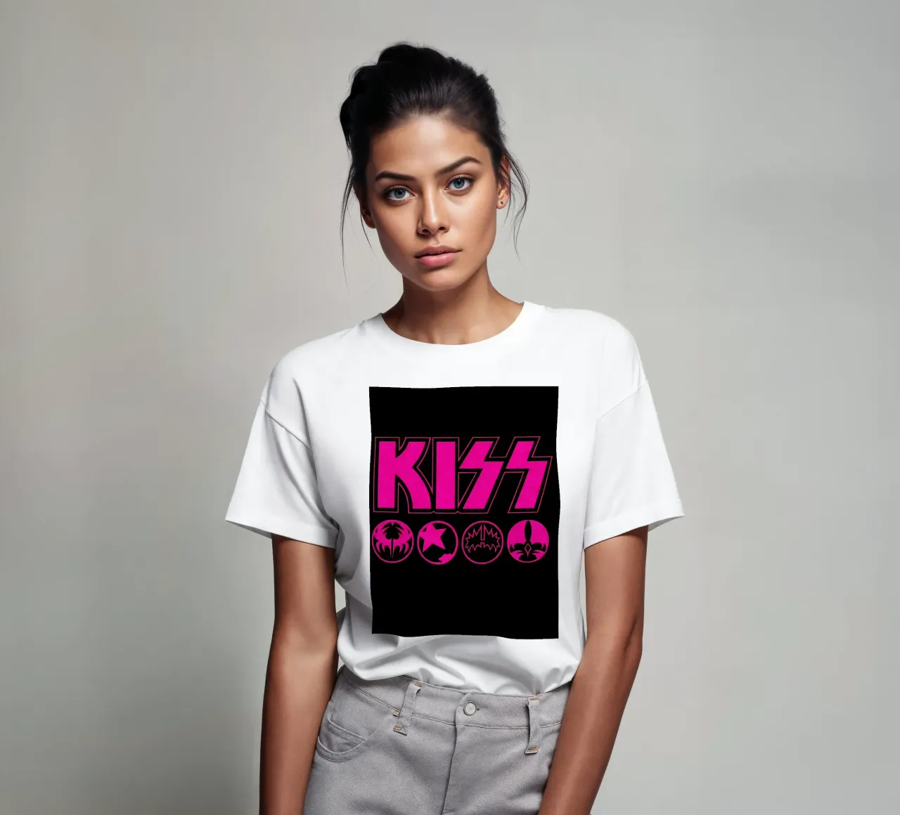 kiss band t-shirt by vanhesling