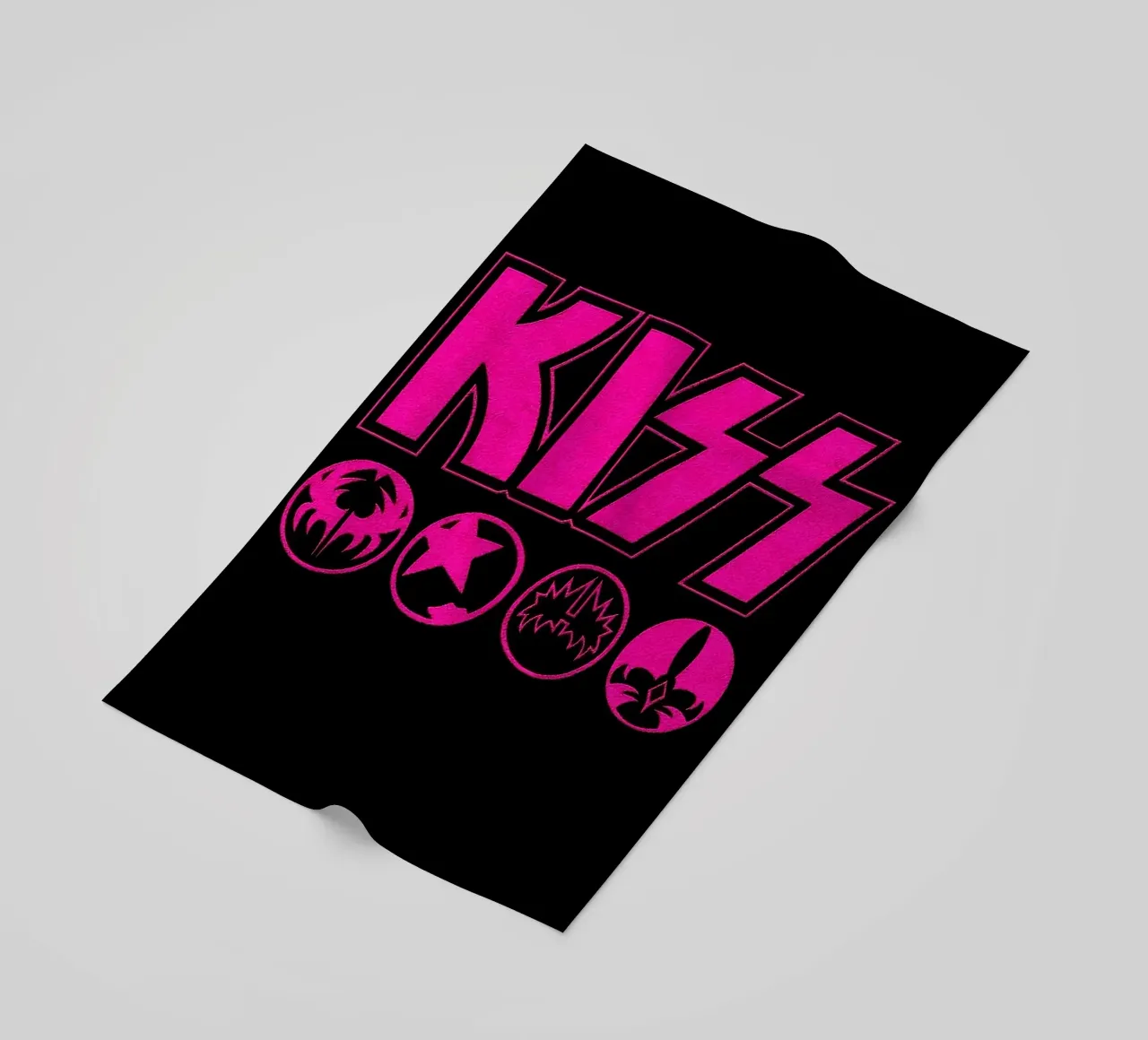 kiss band beach towel by vanhesling