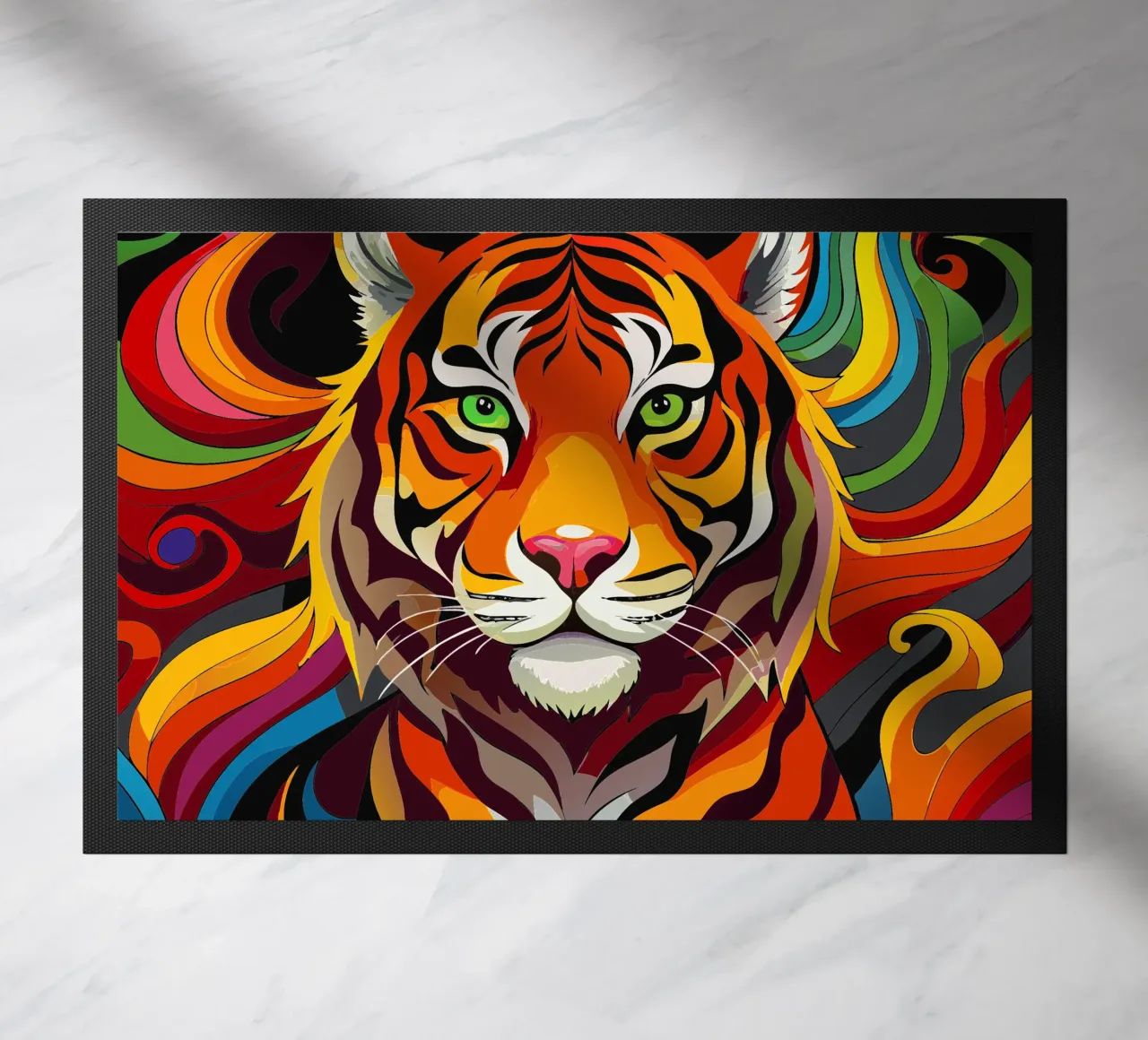 tigre vector a todo color felpudo de onelife