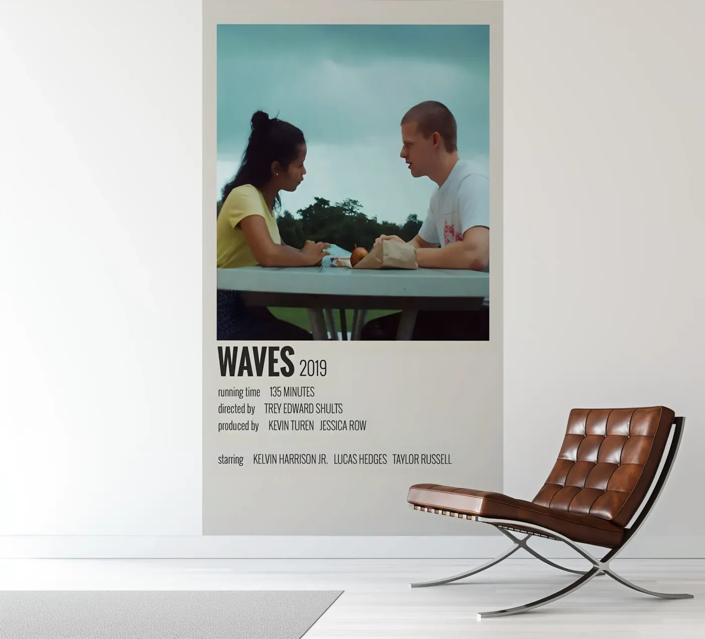 WAVES 2019 fotobehang van MVFminimalist
