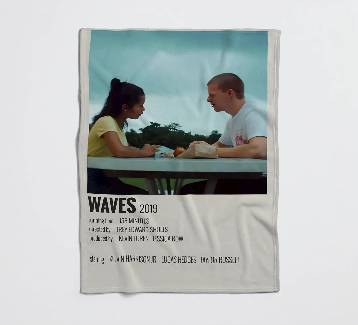 WAVES 2019 fleecedeken van MVFminimalist