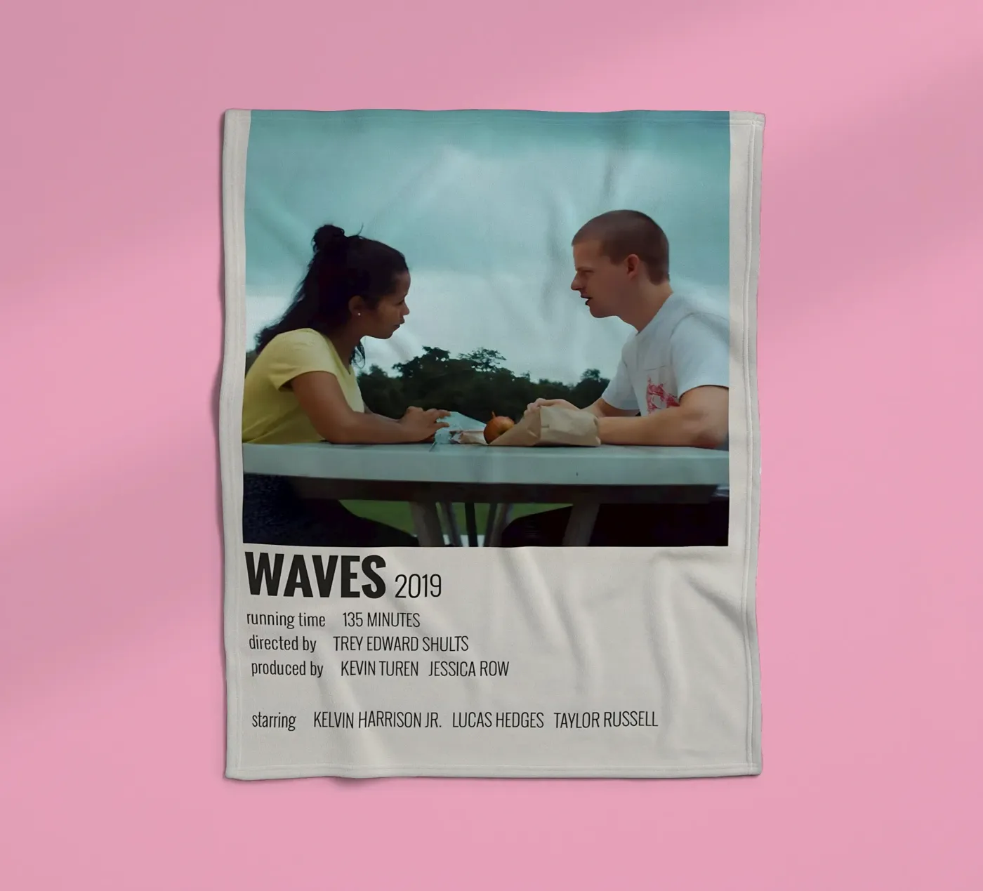 WAVES 2019 fleecedeken van MVFminimalist