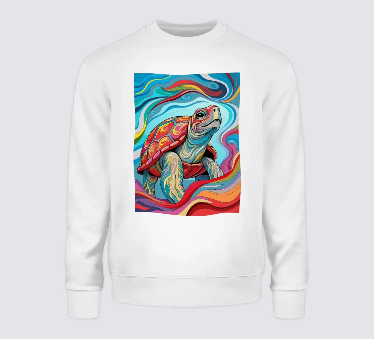 Tartaruga vettoriale fullcolor felpa da onelife