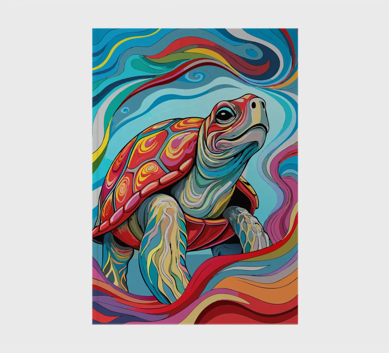turtle vector fullcolor notebook by onelife