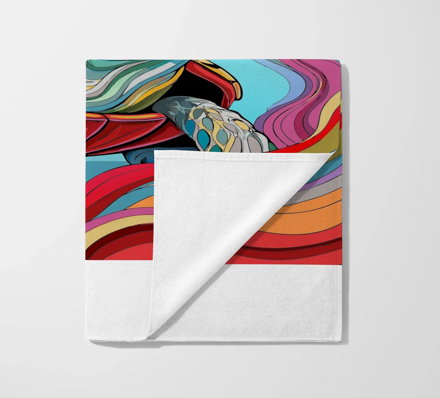 schildpad vector fullcolor strandhanddoek van onelife