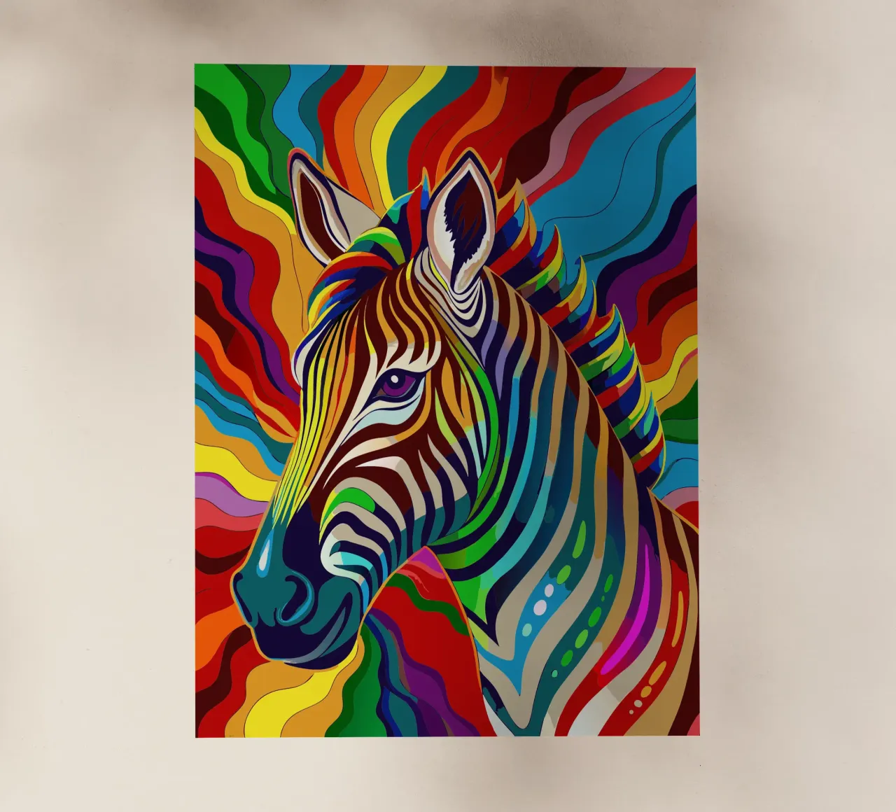 zebra vettoriale fullcolor pellicola backlit da onelife